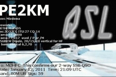 PE2KM_20110112_2109_80M_SSB