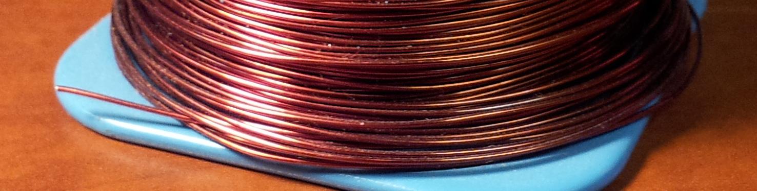 Magnet Wire, 33 AWG Enameled Copper - 6 Spool Sizes